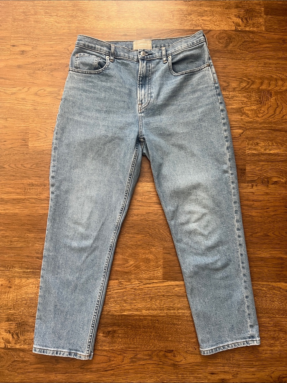 Everlane - The Cheeky Jean 31 Crop Light Blue
